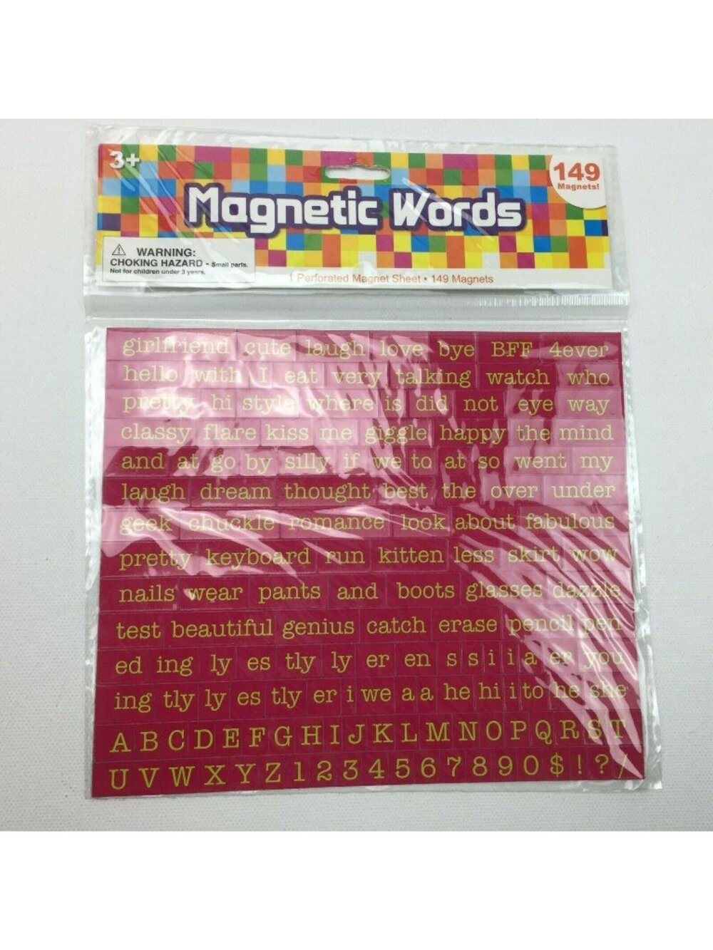 Horizon PG Rated Magnetic Word Play Magnets Refrigerator Poetry Phrases Quotes